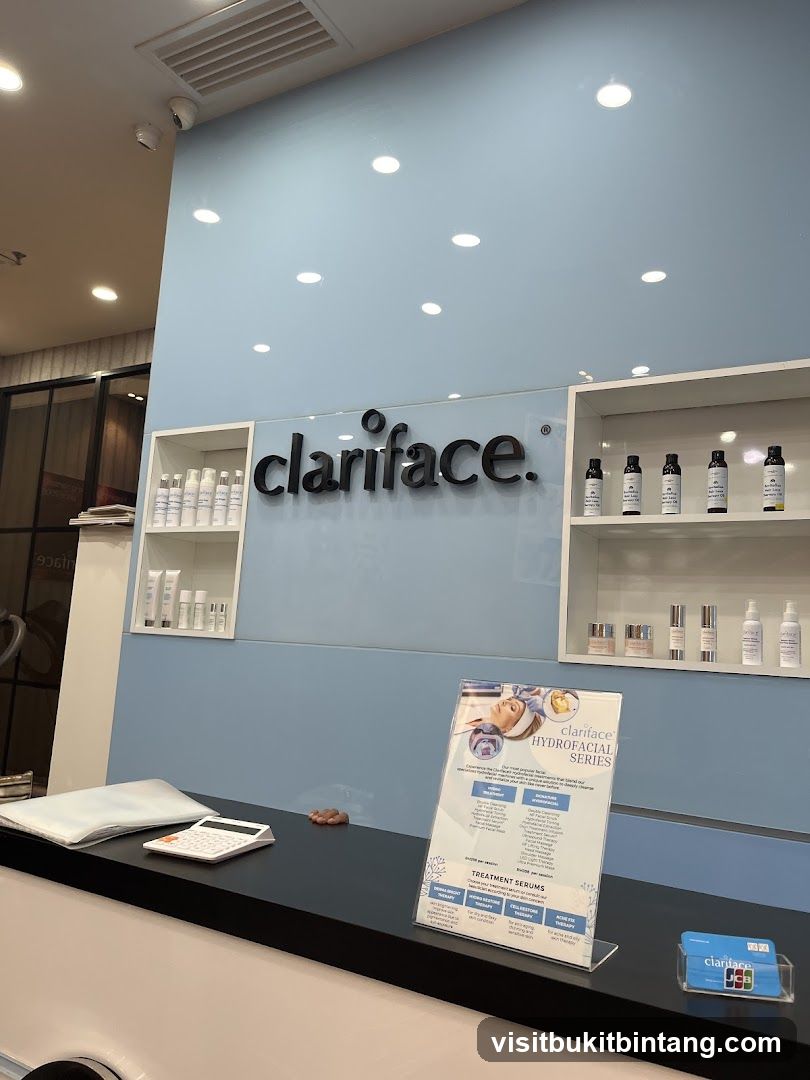 Clariface Hydrofacial Series Menu
