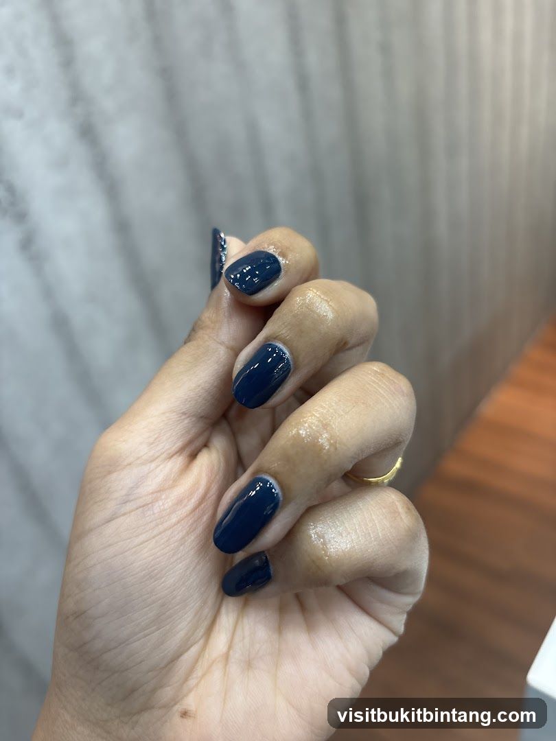 Dark Blue Nails