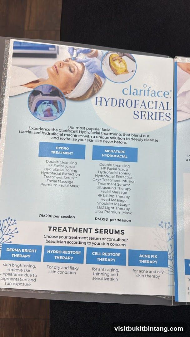 Clariface Hydrofacial Series