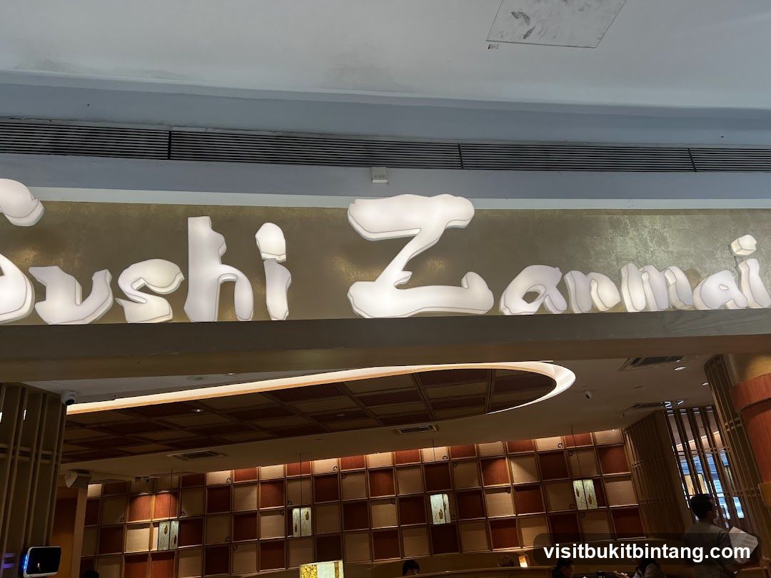 Sushi Zanmai Signage