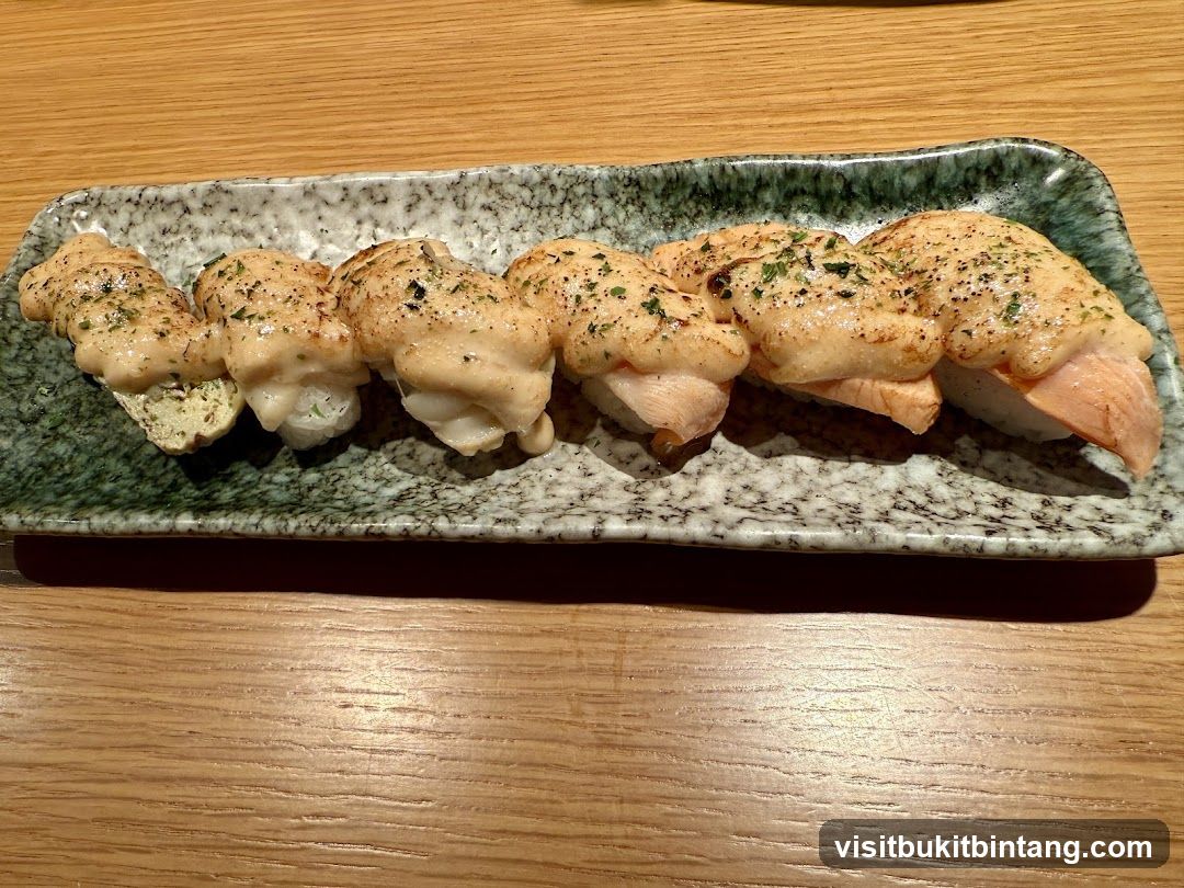 Seared Salmon Nigiri
