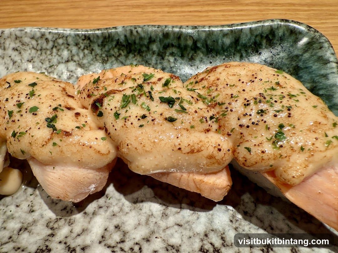 Seared Salmon Nigiri