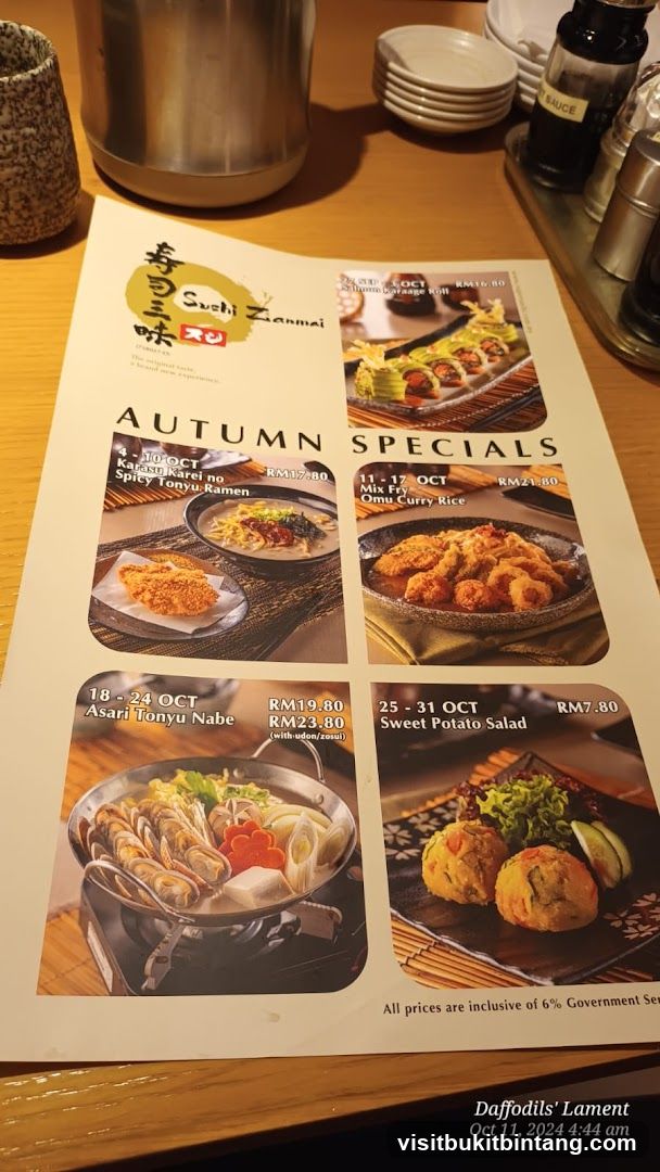 Autumn Specials
