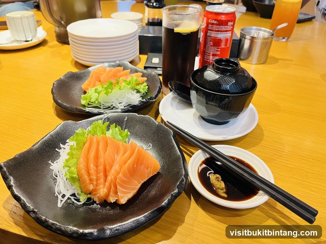 Salmon Sashimi Meal