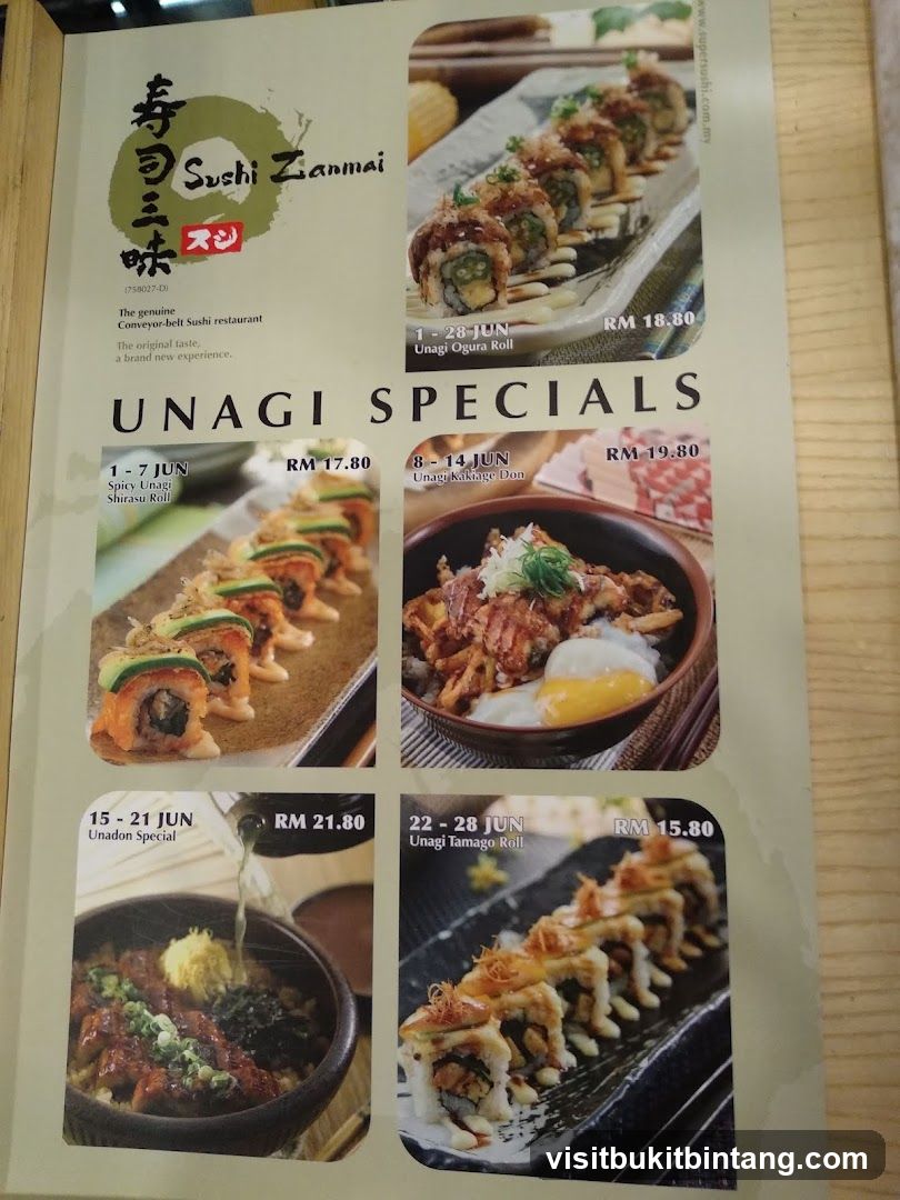 UNAGI SPECIALS
