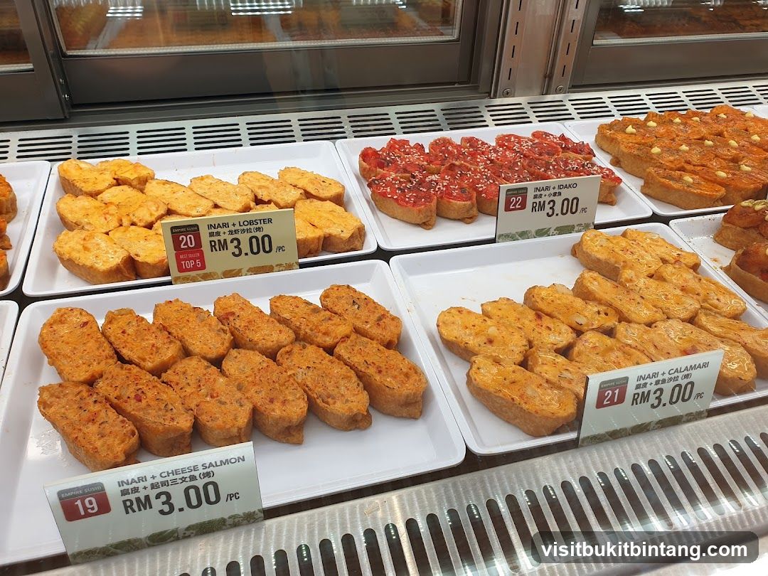Assortment of Inari Sushi