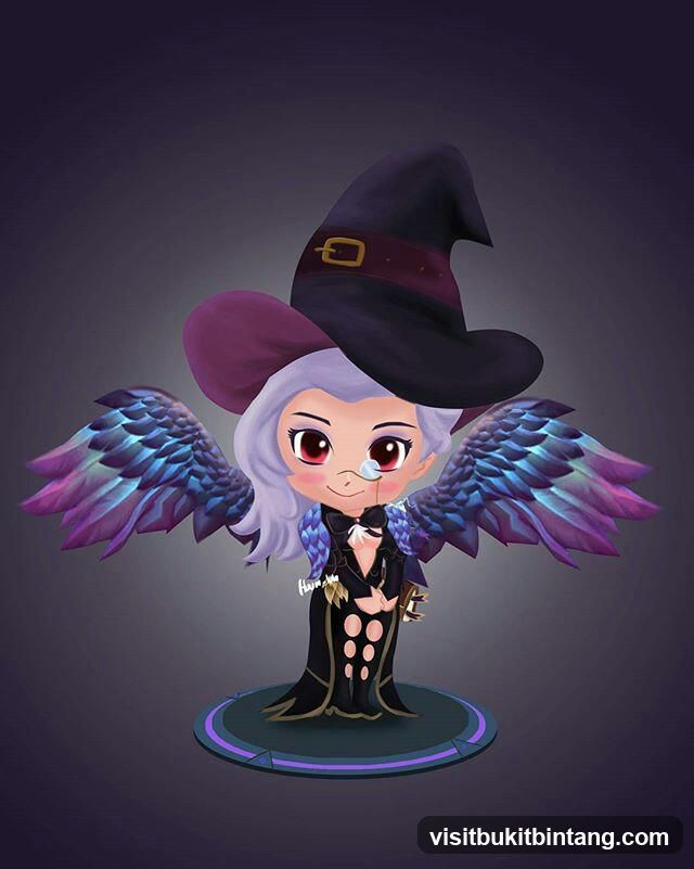 Chibi Witch Character
