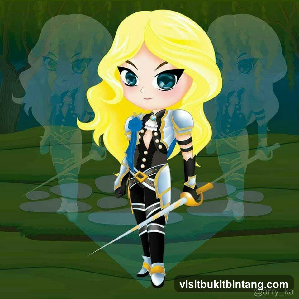 Chibi Warrior with Sword