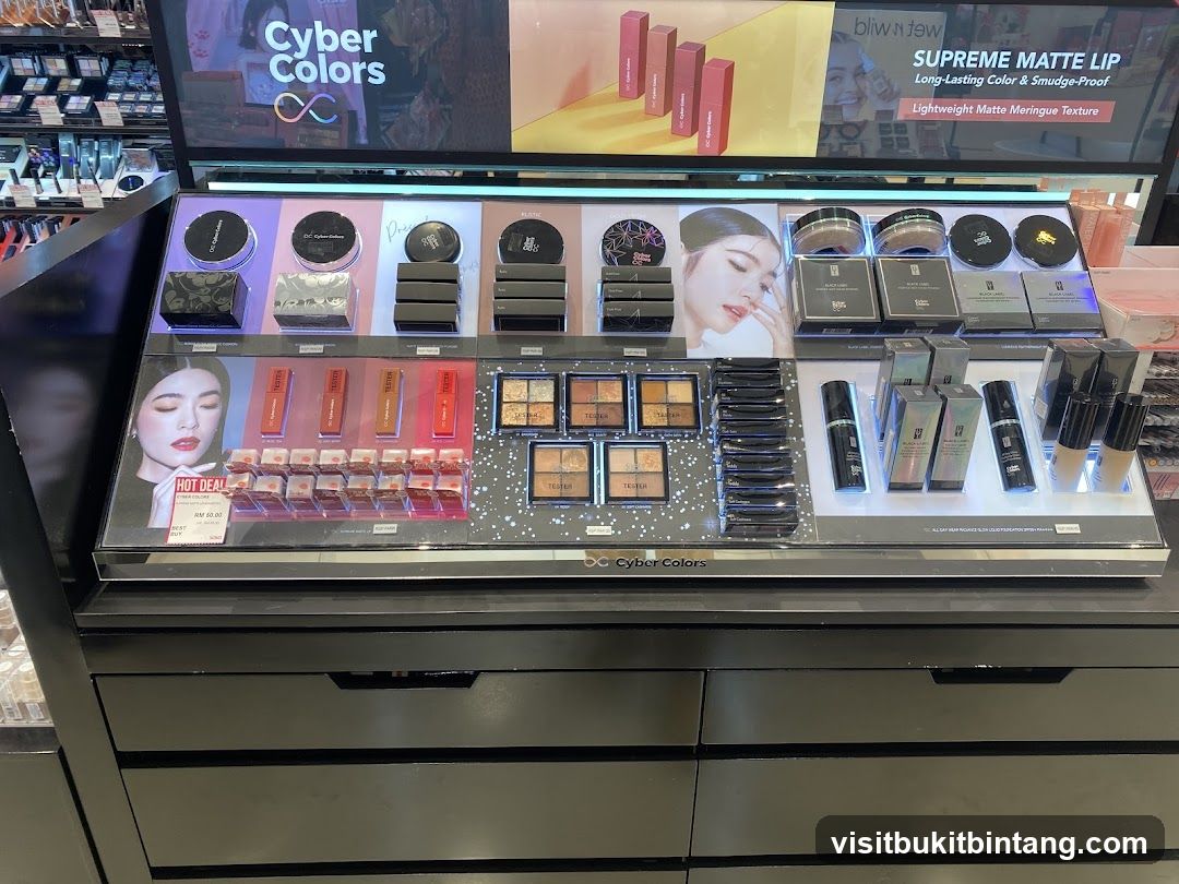 Cyber Colors Makeup Display