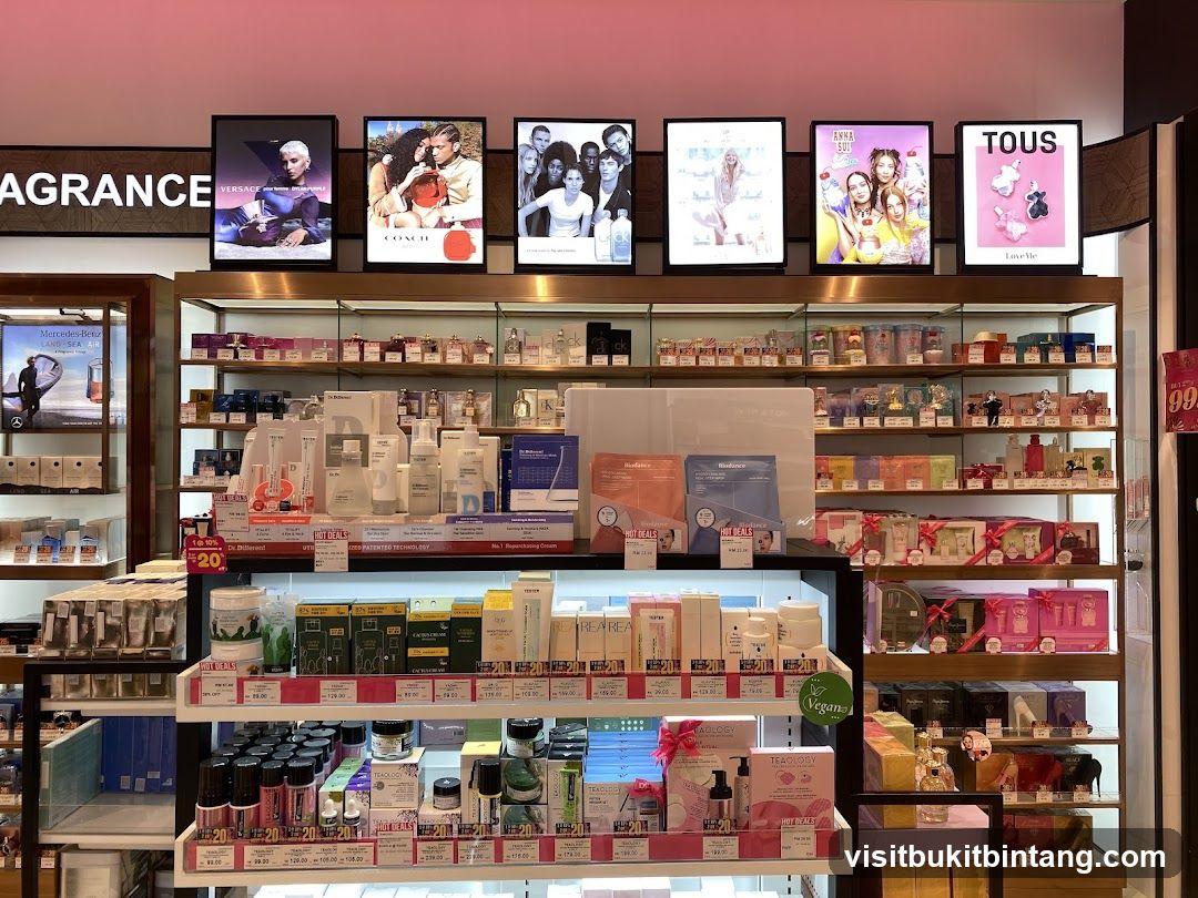 Cosmetics and Fragrance Display