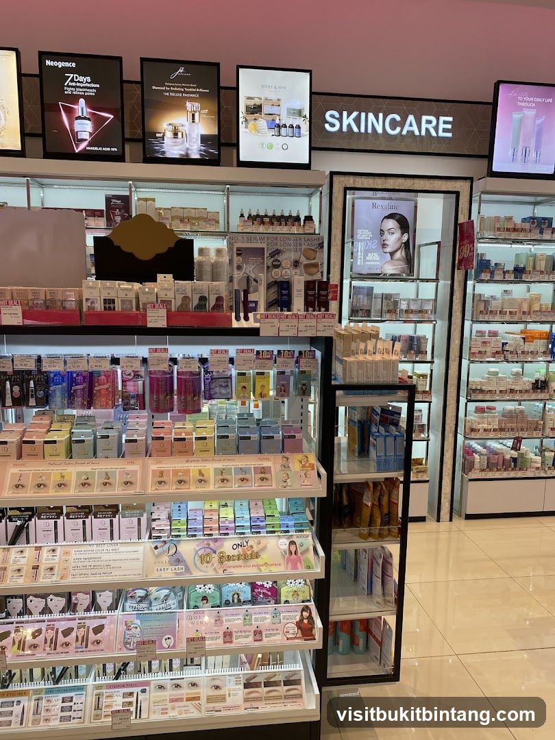 Skincare Products Display