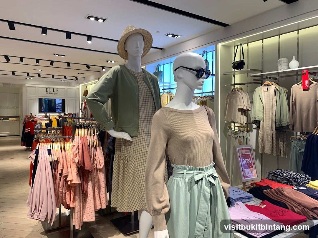 Mannequins in a clothing store