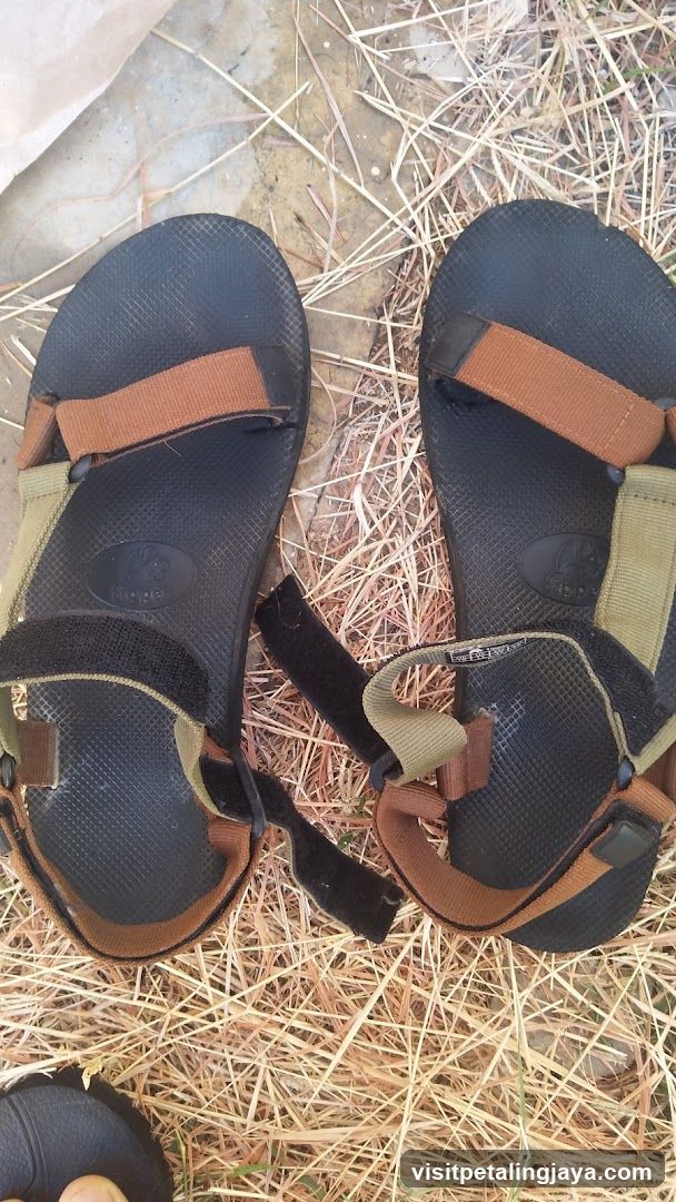 Outdoor Sandals on Ground