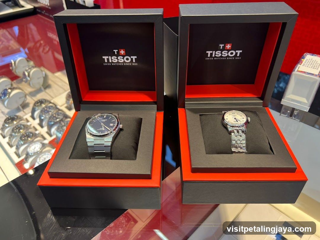 Tissot Watch Display