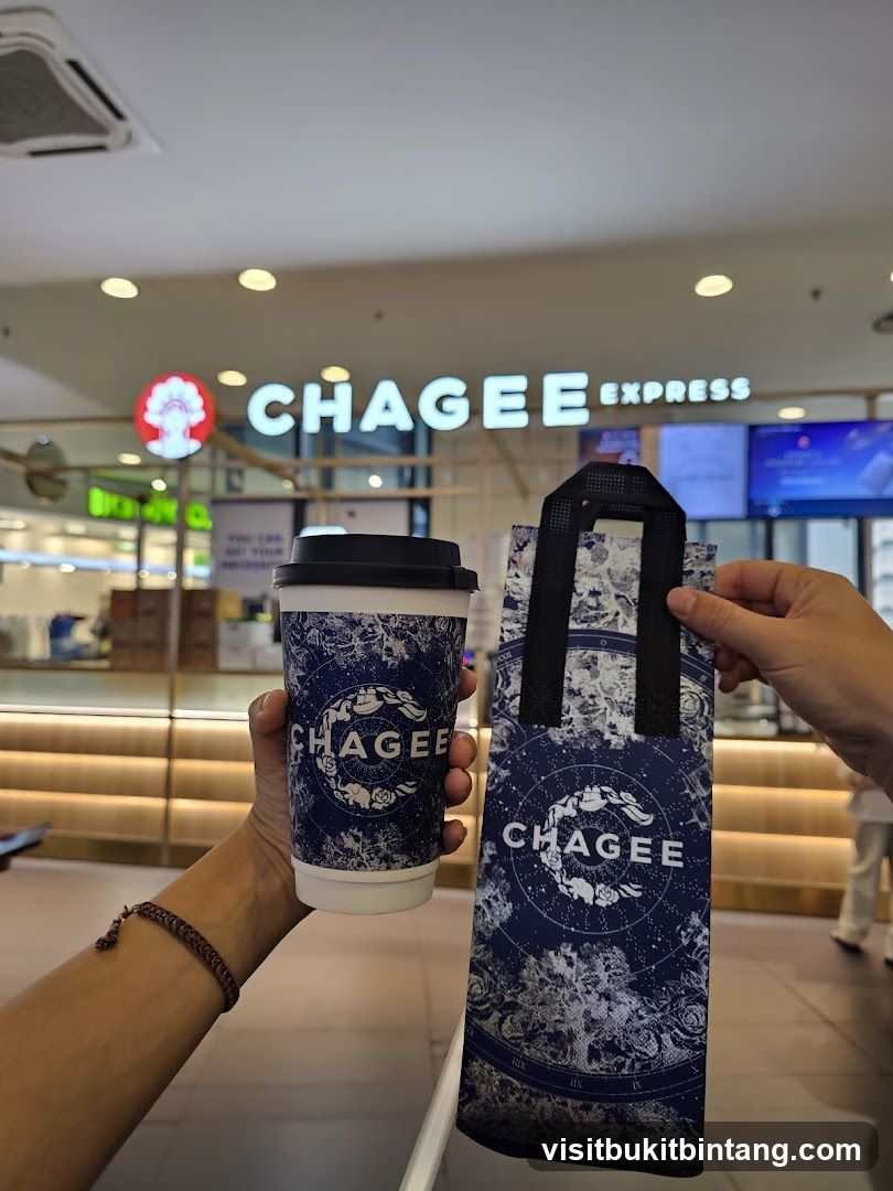 Chagee Express Cup and Bag