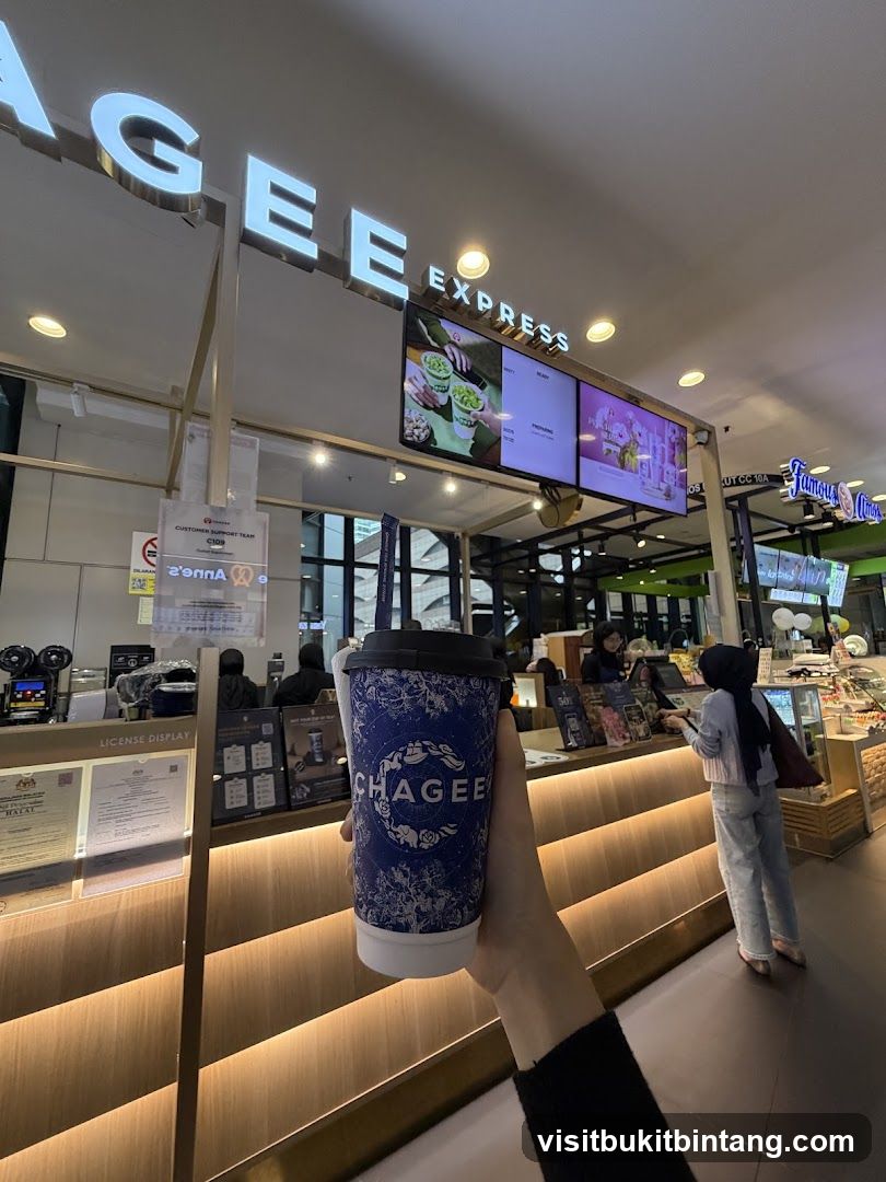 Chagee Express Counter