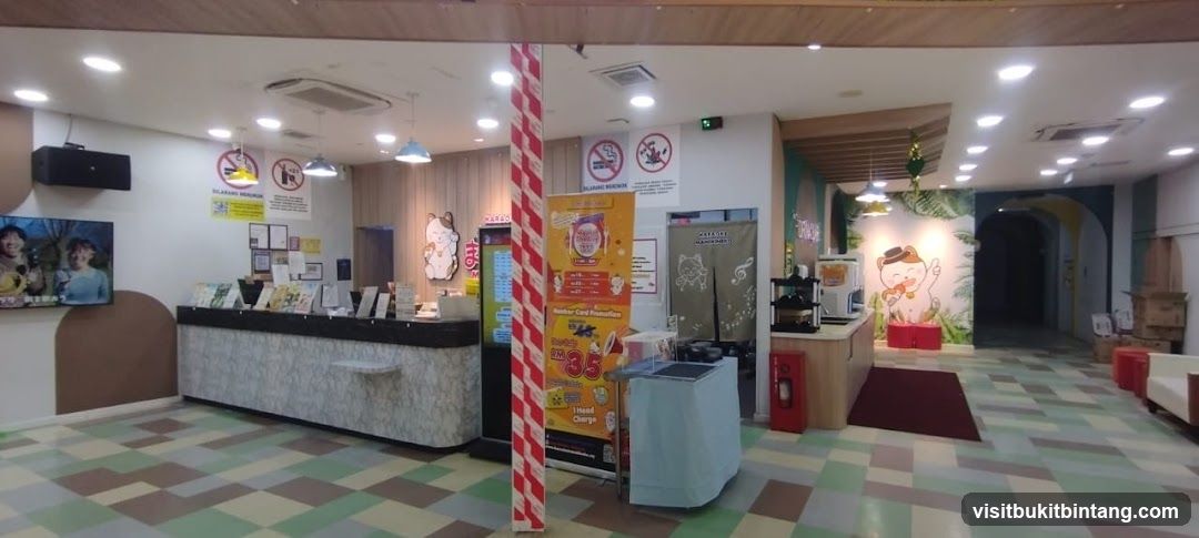 Karaoke establishment interior