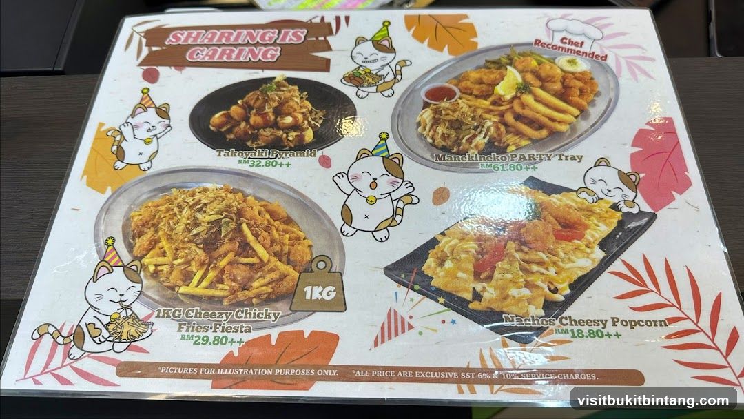 Sharing is Caring Menu