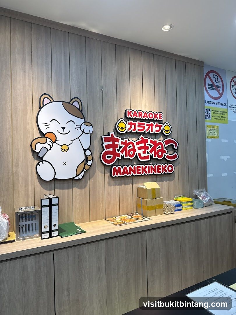 Manekineko Karaoke Signage