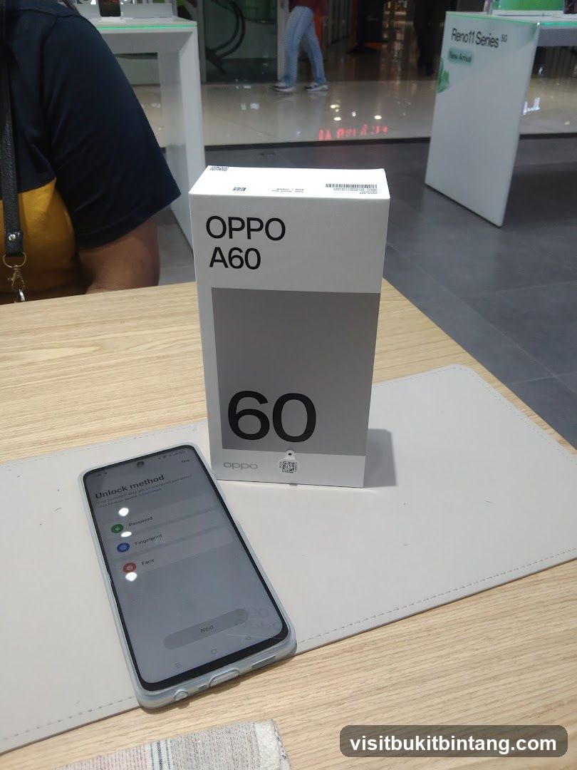 Oppo A60 Phone and Box