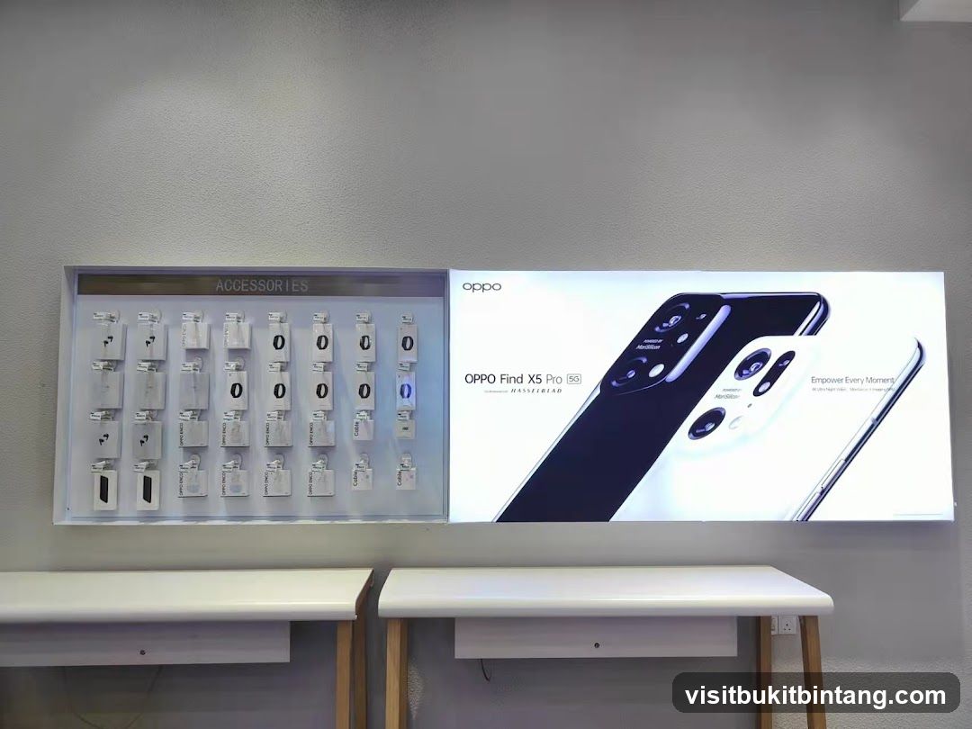 Oppo Accessories Display