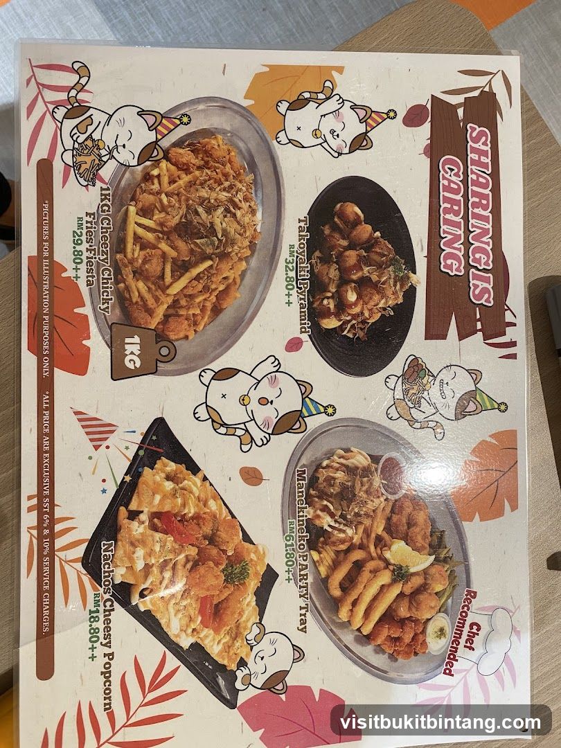 Sharing is Caring Menu