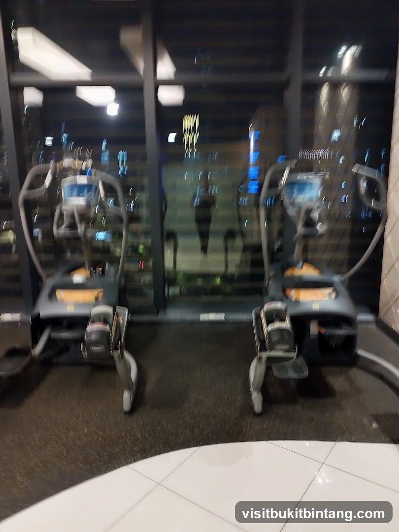 Gym Equipment with City View