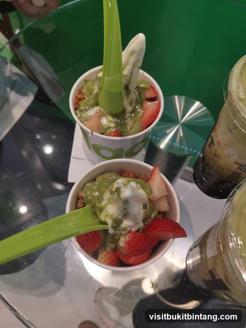 Dessert with Strawberries and Banana