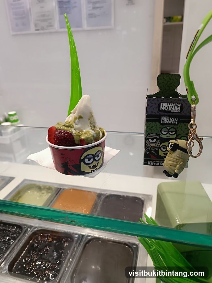Soft Serve Ice Cream with Toppings