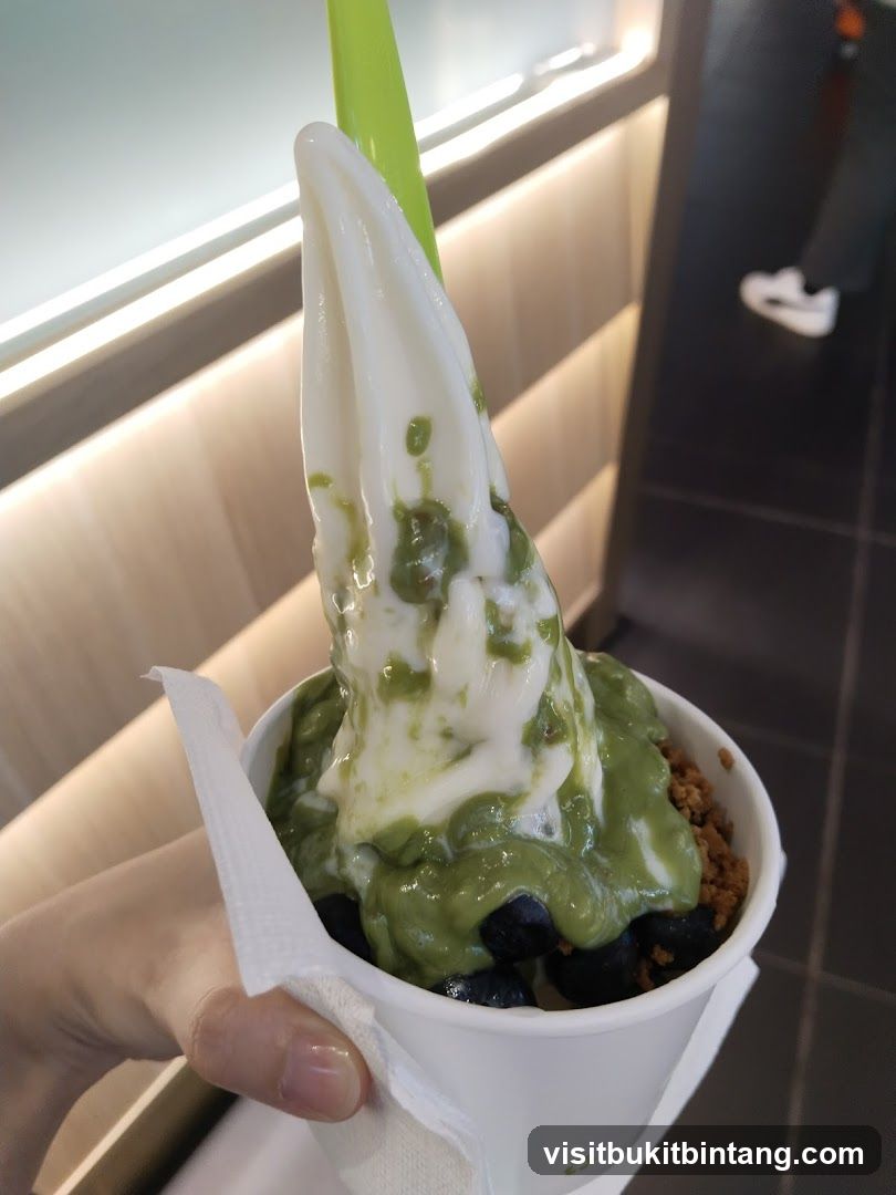 Matcha Soft Serve Ice Cream