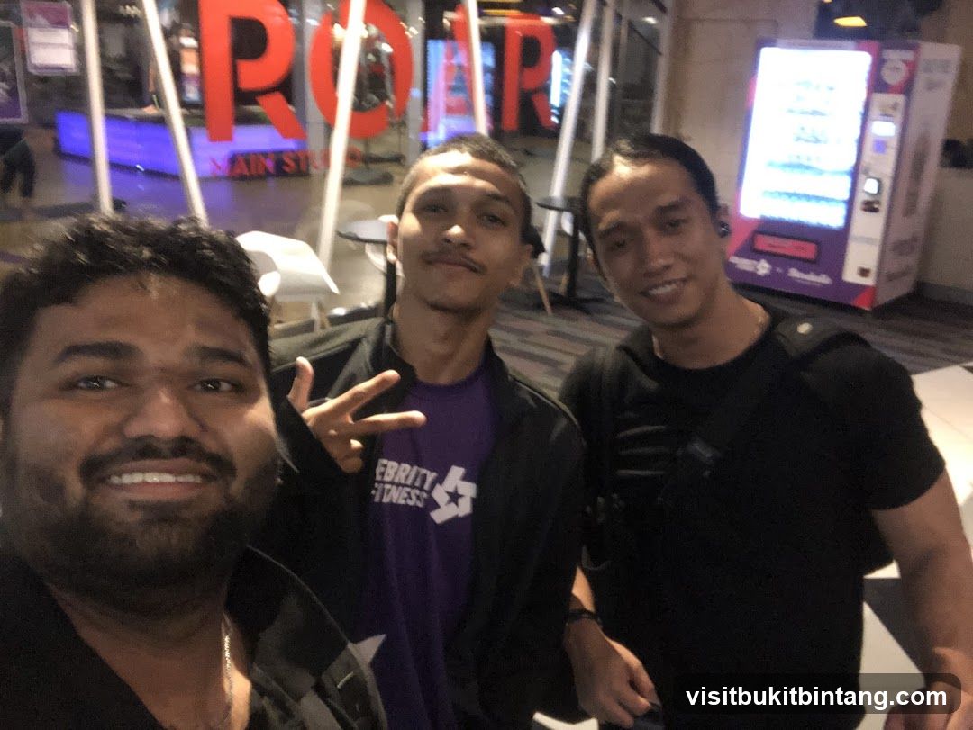 Three men posing for a selfie