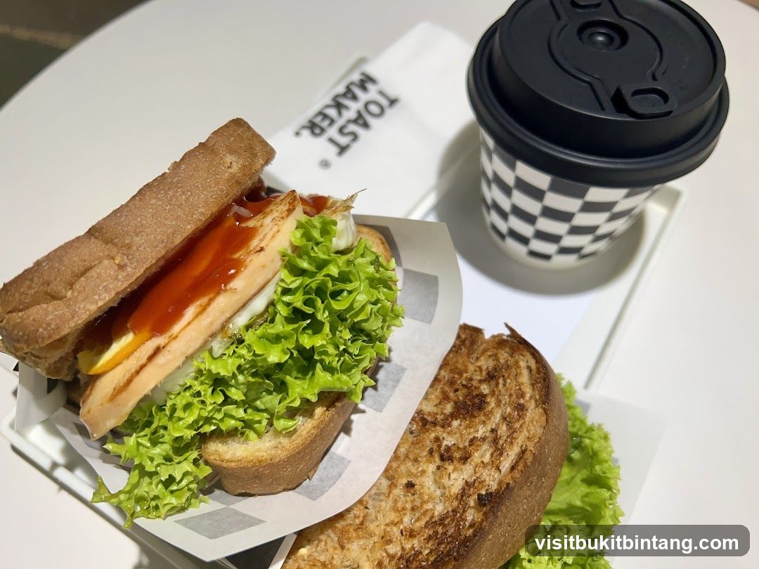 Sandwich and Coffee