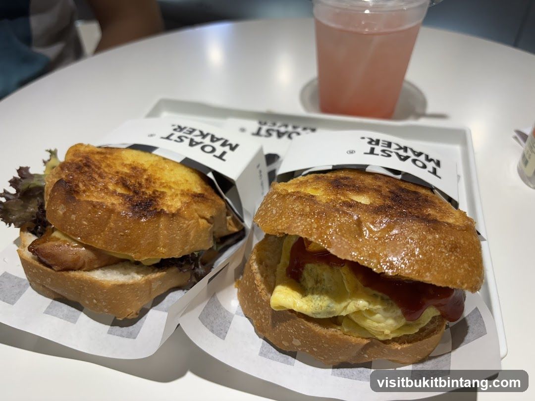 Two Sandwiches and a Drink