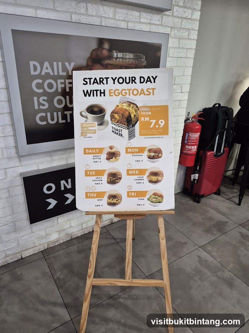 Eggtoast Menu
