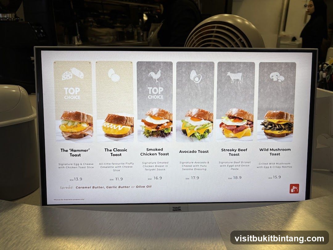 Toast Menu