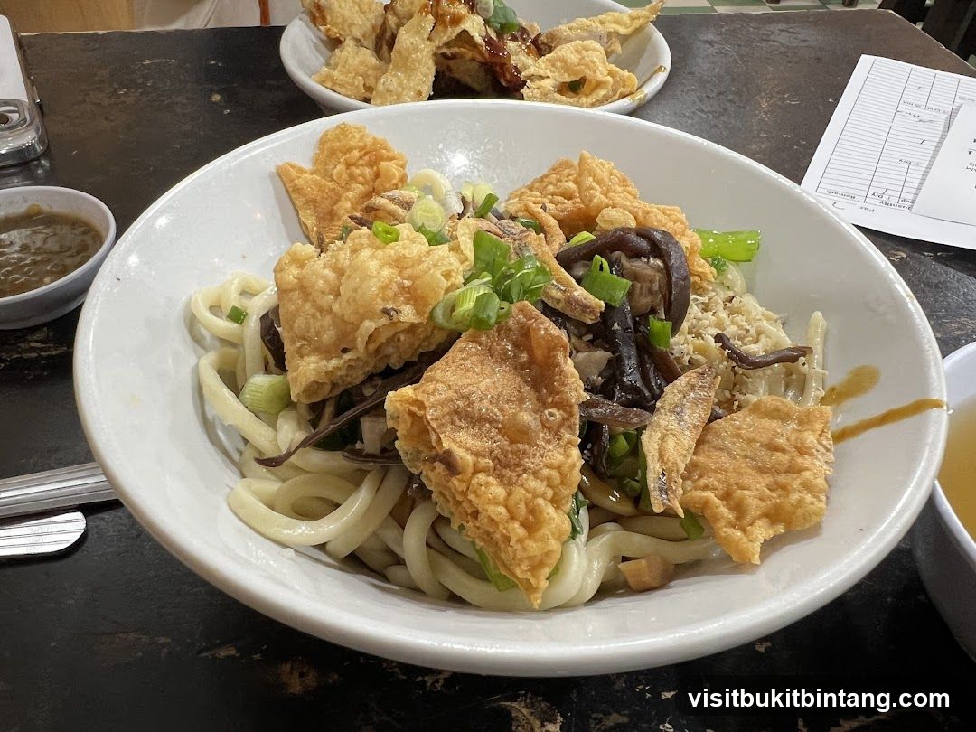 Noodle Dish with Crispy Toppings