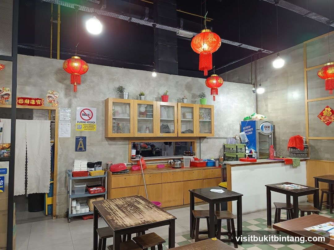 Restaurant Interior with Chinese Decorations