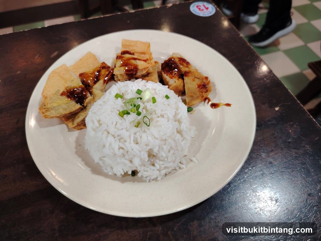 Rice with Fried Tofu