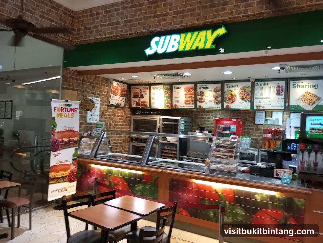 Subway Restaurant Interior