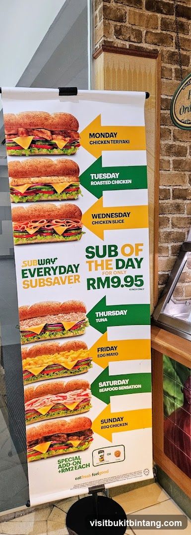 Subway Sub of the Day Promotion