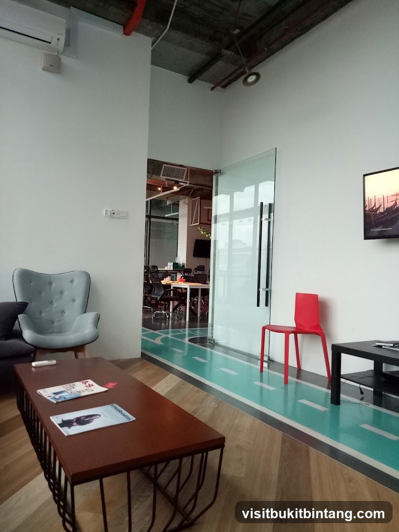 Modern Office Waiting Area
