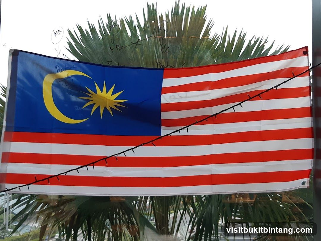 Malaysian Flag with Lights
