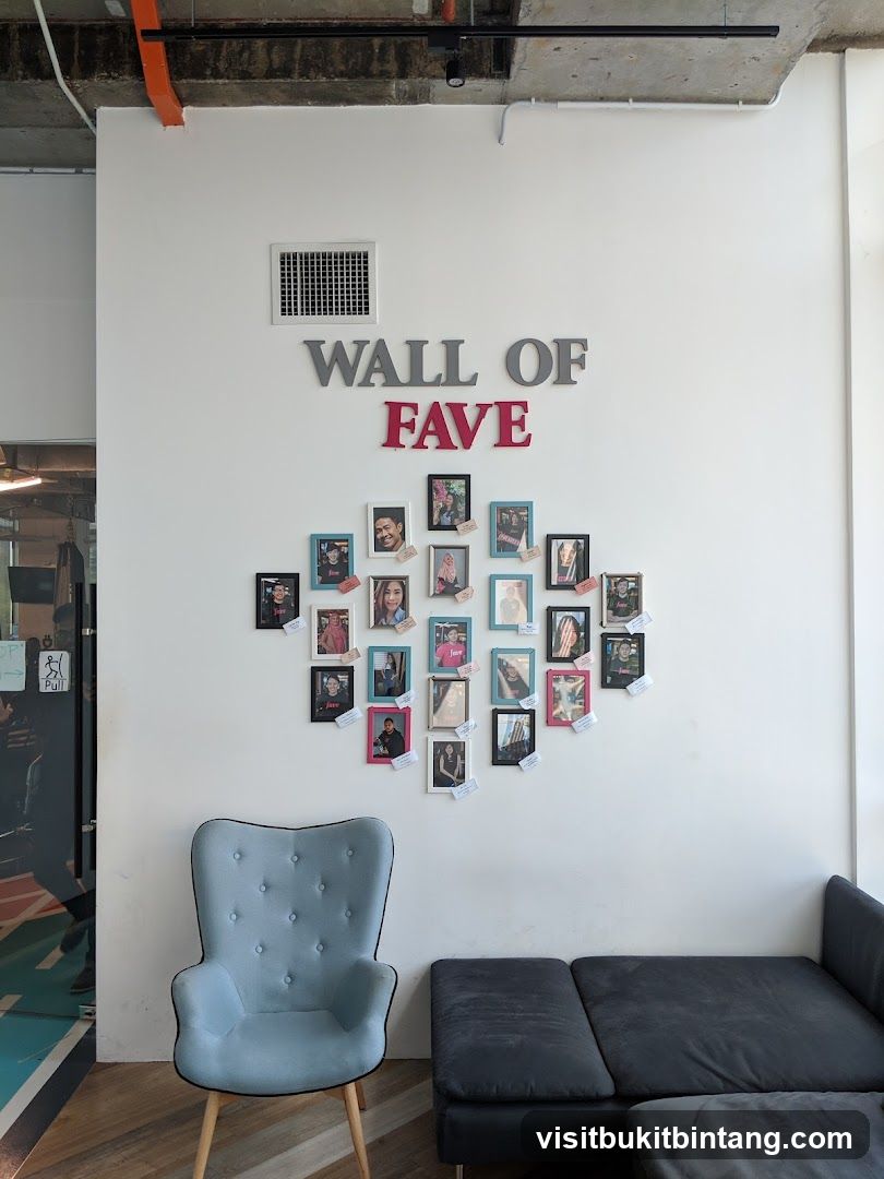 Wall of Fave Display