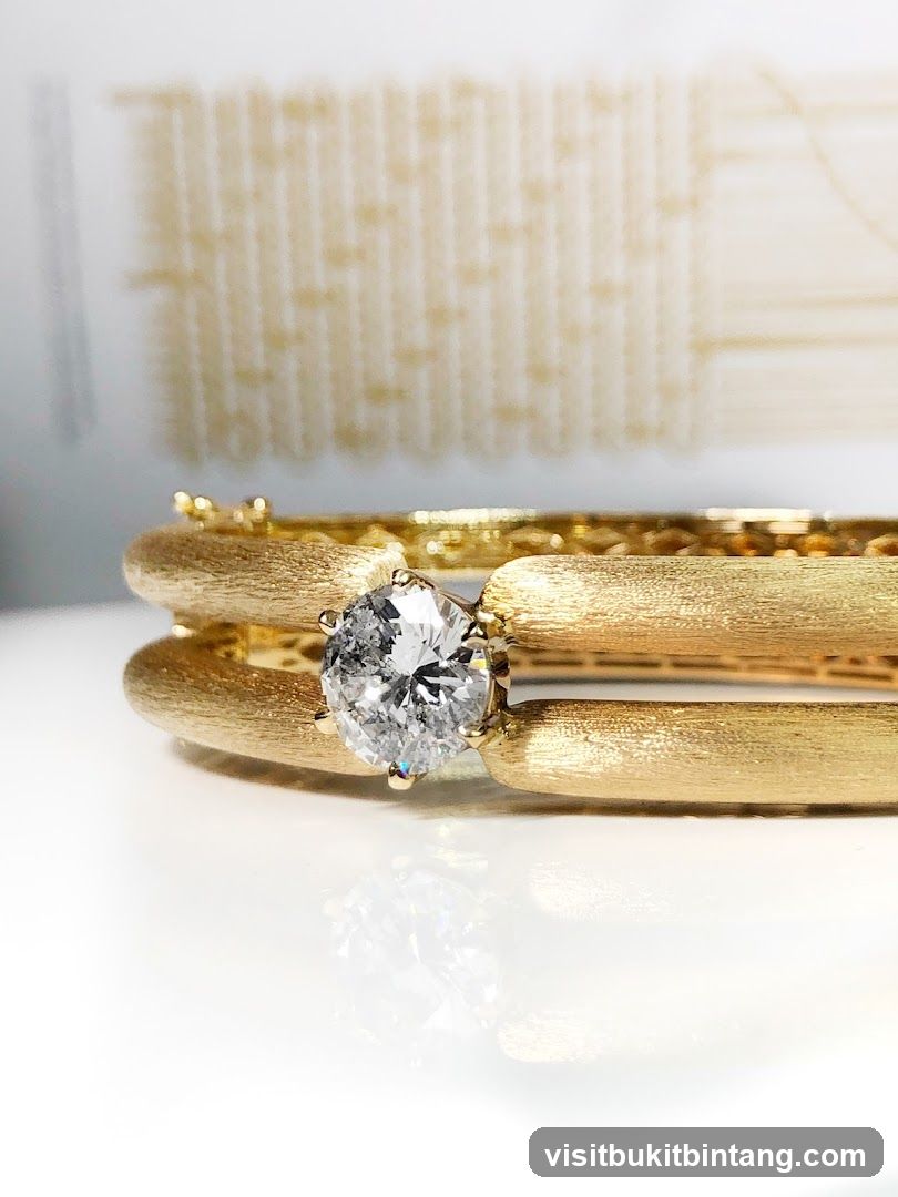 Diamond and Gold Bracelet
