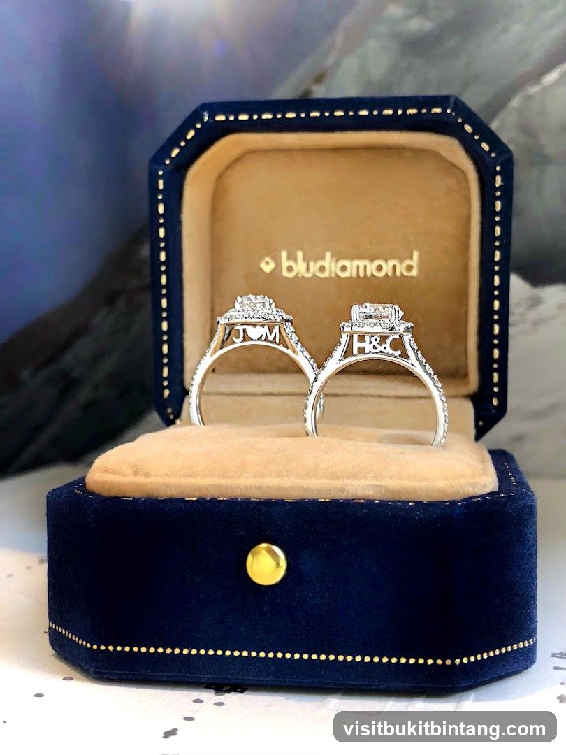 Diamond Rings in Presentation Box