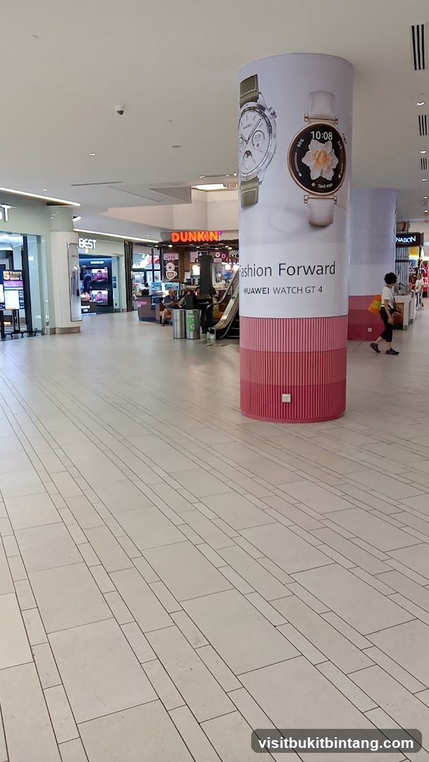 Mall Interior with Advertisements