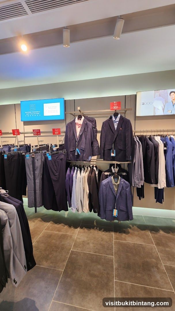 Men's Suits and Trousers Display