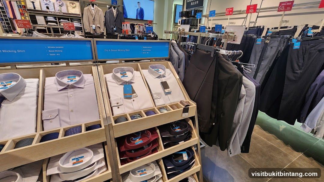 Men's Shirts and Trousers Display