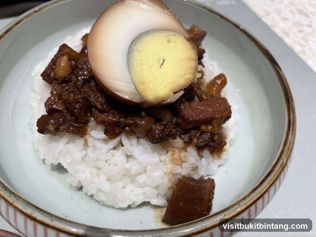 Braised Pork Rice with Egg