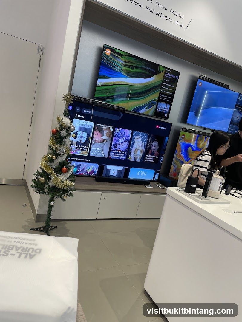 Electronics Store Display